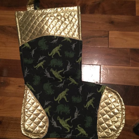 Dinosaur Christmas sock new - Picture 1 of 2